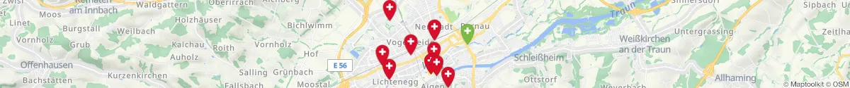 Map view for Pharmacies emergency services nearby Wels  (Stadt) (Oberösterreich)